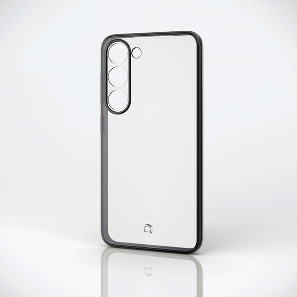 [3 шт ] Elecom Galaxy S23 ( SC-51D SCG19 ) мягкий чехол Galaxy покрытие черный PM-G231UCTMKBK 4549550283359