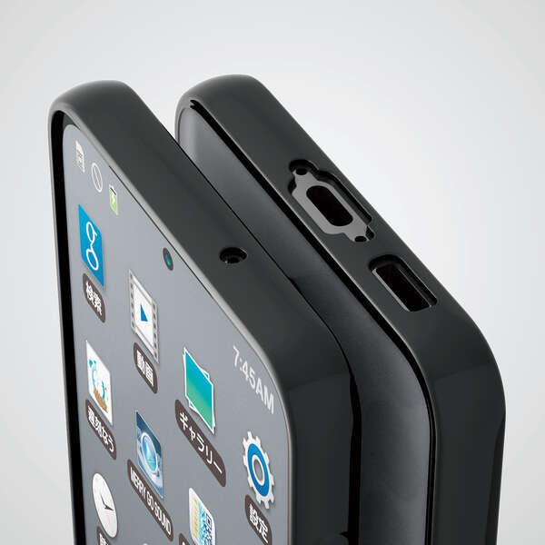 [3 шт ] Elecom Galaxy S23 ( SC-51D SCG19 ) мягкий чехол Galaxy покрытие черный PM-G231UCTMKBK 4549550283359