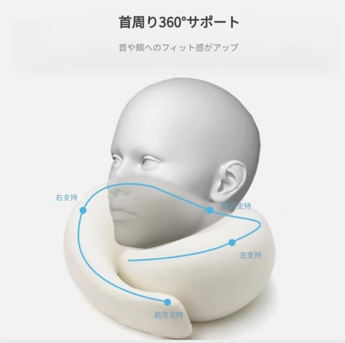 【即購(gòu)入可】枕　ネックピロー　首まくら　旅行　攜帯　デスクワーク　飛行機(jī)　バス