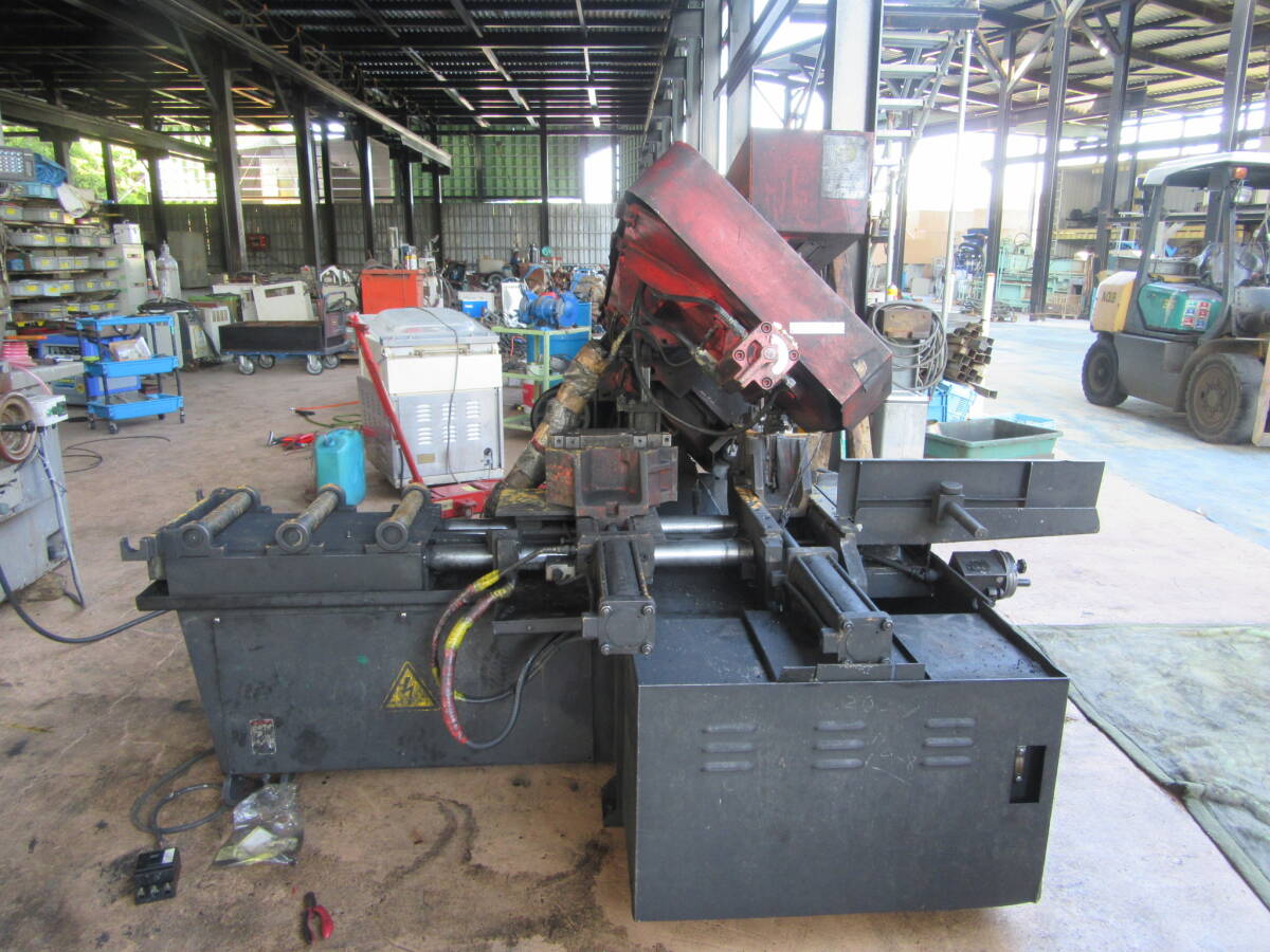 油谷 №7311 バンドソー 帯鋸盤 鋼材切断機 大東 ST4070R 角度 油谷 №7311 バンドソー 帯鋸盤 鋼材切断機 大東 ST4070R 角度