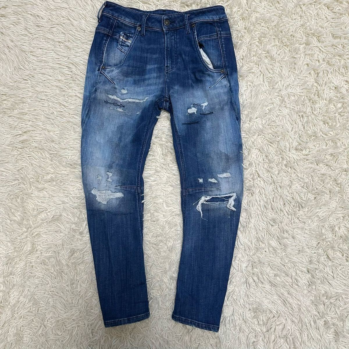 【DIESEL】ディーゼル FAYZA-T スキニーデニム ストレッチ 23 S