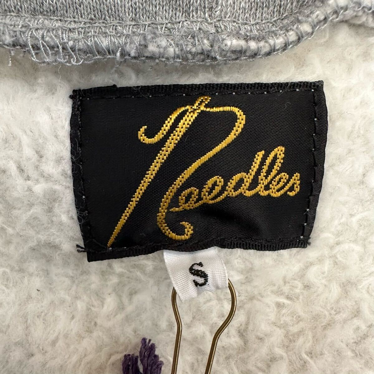 【未使用品】Needles ニードルスS パーカーワンピ グレー 裏起毛_画像6