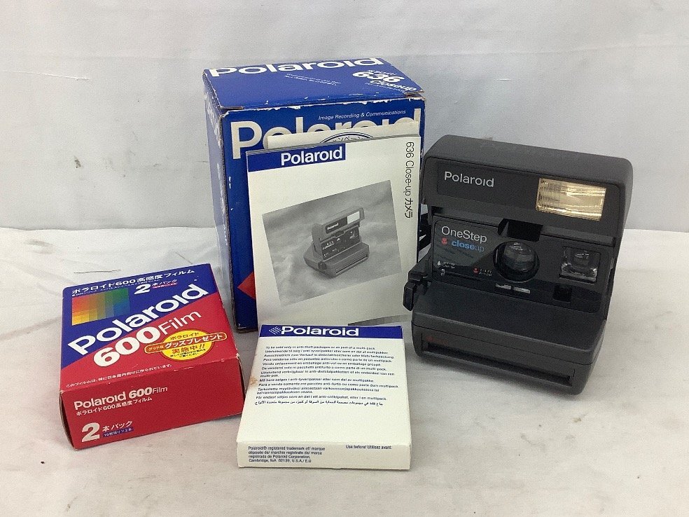 Polaroid ポラロイドカメラ/OneStep/期限切れフィルム付 636 Polaroid ポラロイドカメラ/OneStep/期限切れフィルム付 636