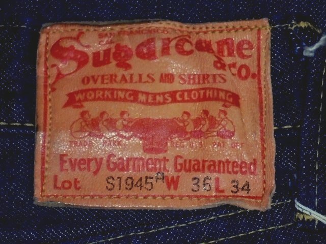 25 東洋 シュガーケーン SC49001 421 36 大戦 1945 ワンウォッシュ ジーンズ Super Denim Collectibles