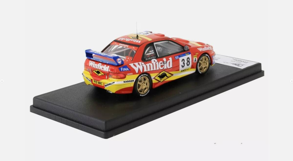 # ограничение 250pcs. Trofeu 1/43 1998 Subaru Impreza WRC #38 R.Verreydt Rally kata Roo nya