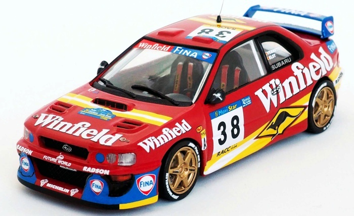 ■限定250pcs. トロフュー 1/43 1998 スバルインプレッサ WRC #38 R.Verreydt ラリーカタルーニャ