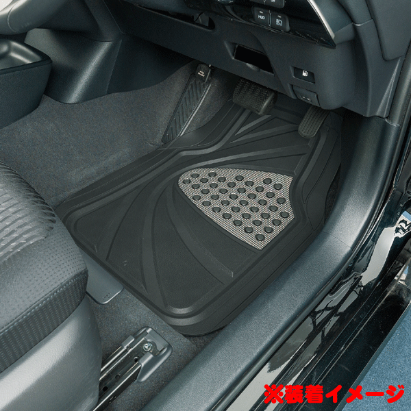  малолитражный легковой автомобиль стандартный машина минивэн 1BOX универсальный metal style каблук накладка дизайн коврик на пол передний водительское сиденье / пассажирское сиденье двоякое применение 2 шт. комплект SI бесплатная доставка 