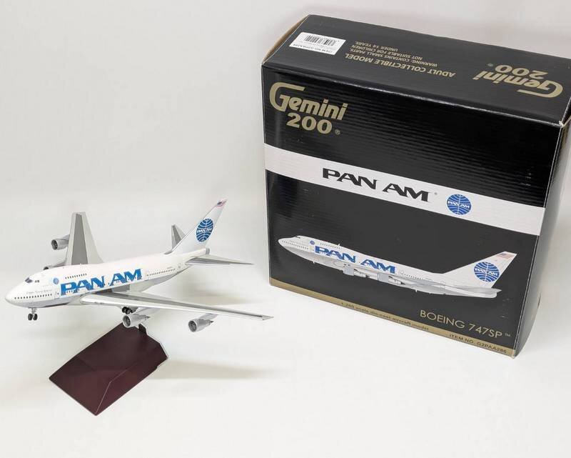 PAN AM パンナム ヴィンテージ 747SP 社内展示用 全長55センチ