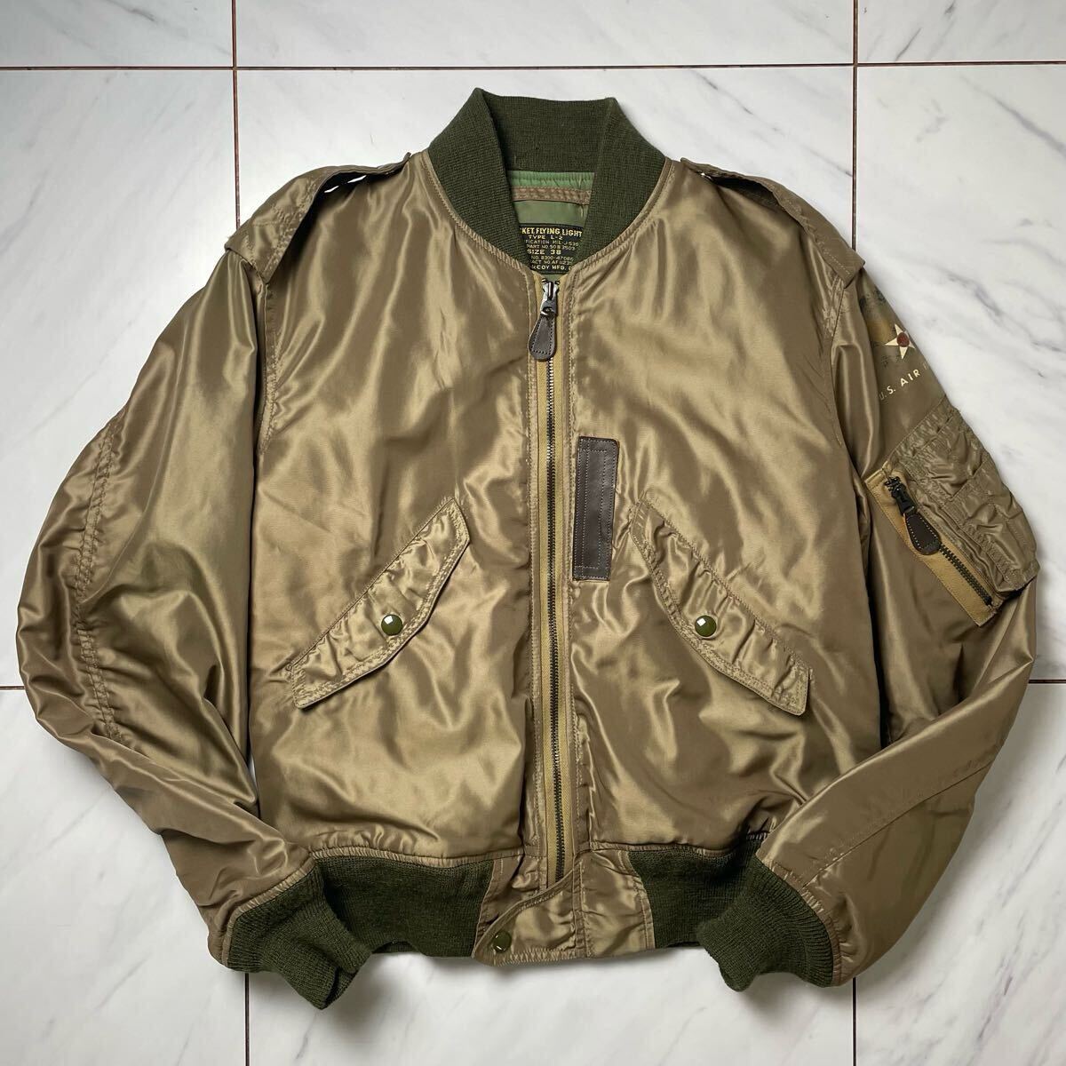 THE REAL McCOY'S L-2 フライトジャケット MA-1 air force THE REAL McCOY'S L-2 フライトジャケット MA-1 air force