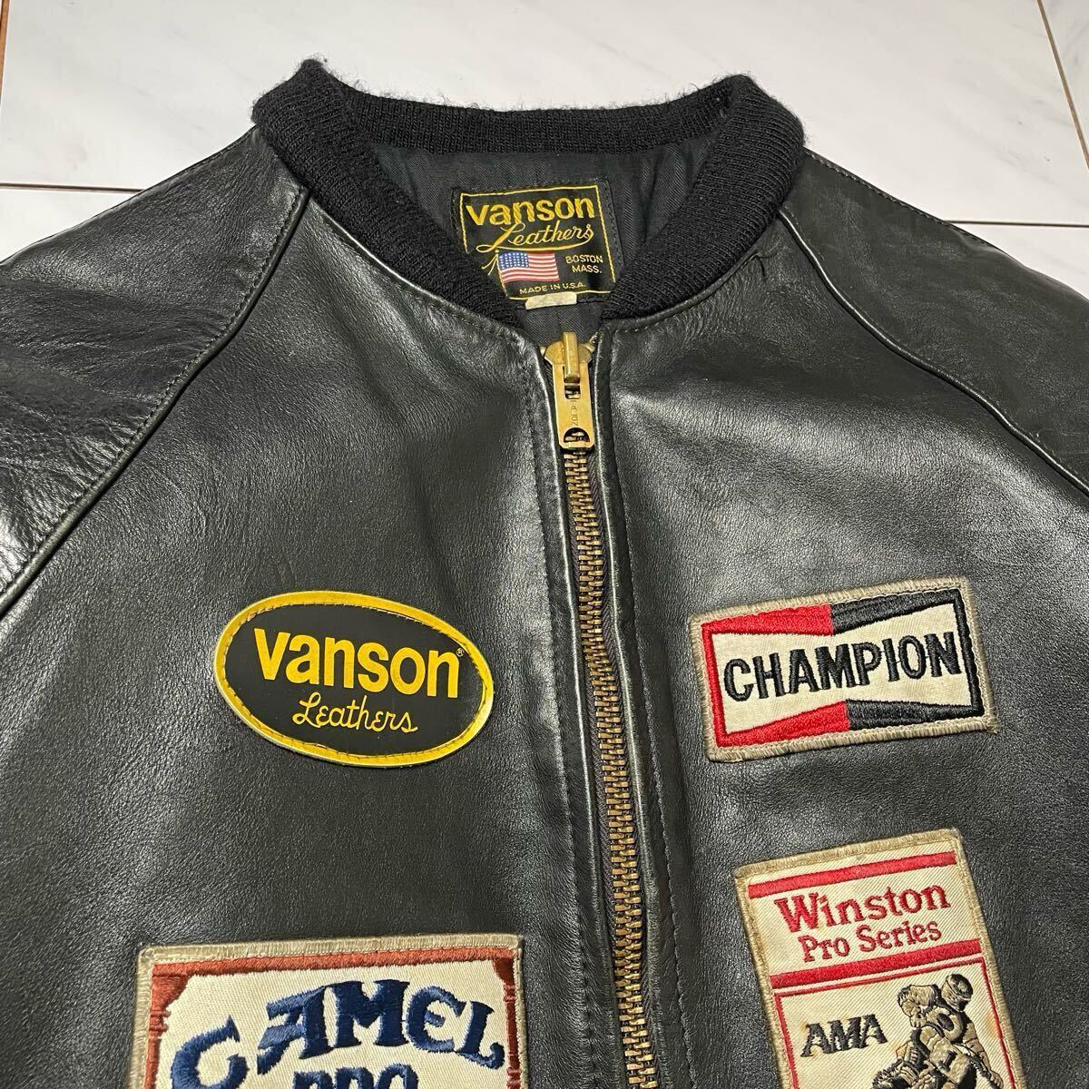 極希少 VANSON TJP 80〜90s シングルライダース レザー 極希少 VANSON TJP 80〜90s シングルライダース レザー