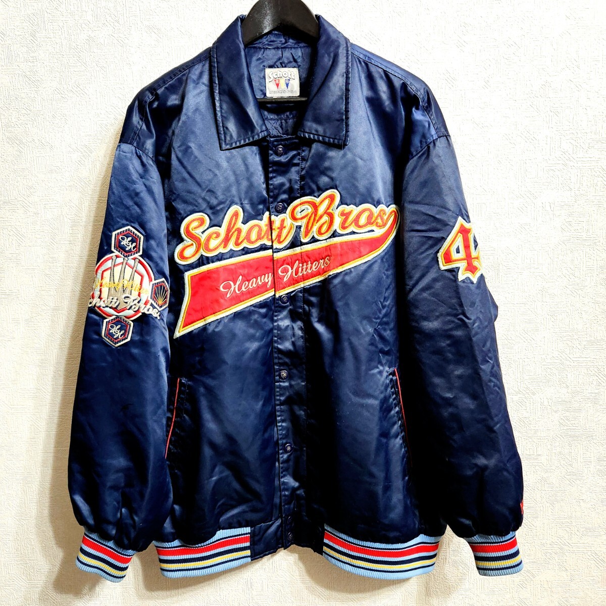 1円~ 超希少 Schott N.Y.C ショット スタジャン ベースボール 1円~ 超希少 Schott N.Y.C ショット スタジャン ベースボール
