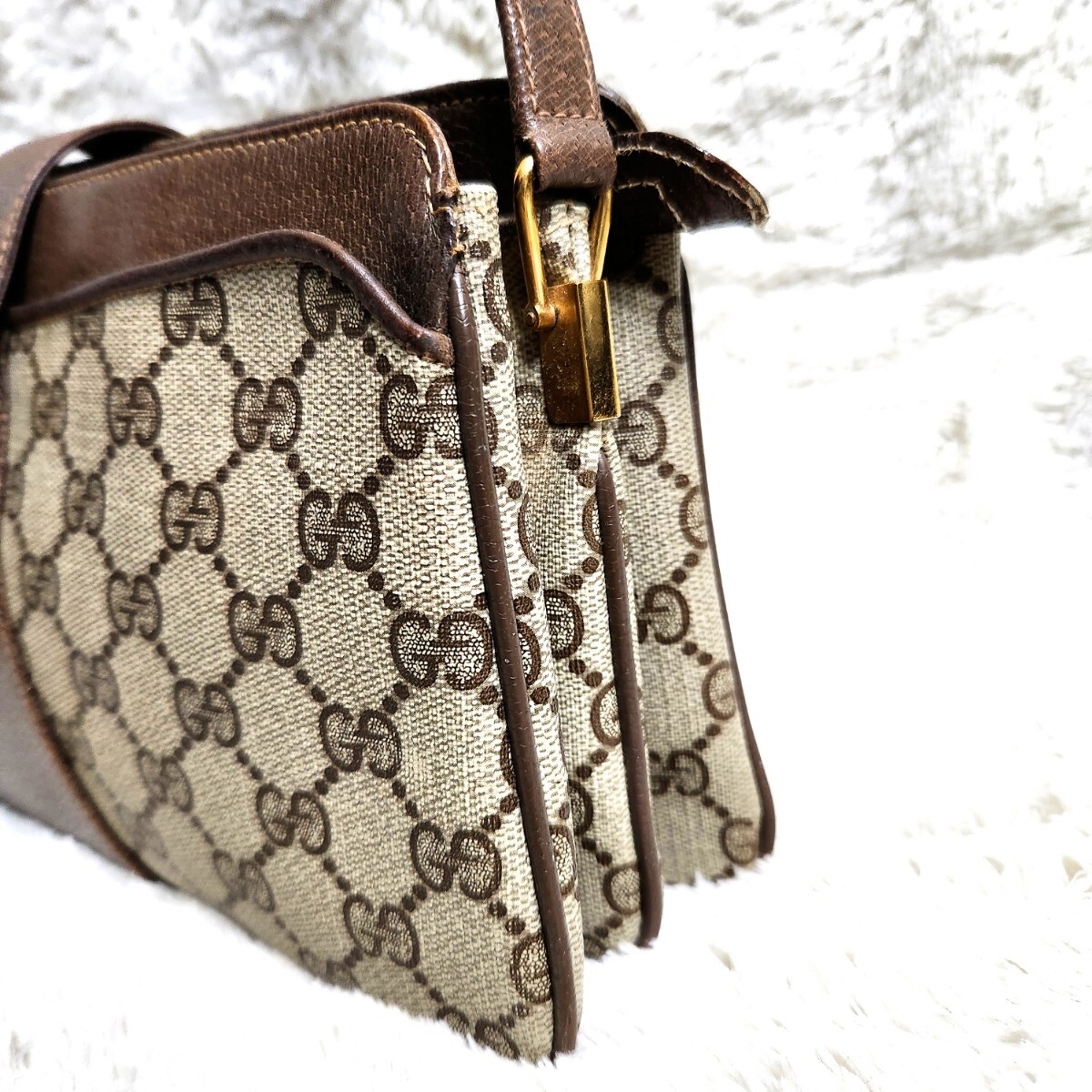 1円~ GUCCI オールドグッチ ショルダーバッグ GG柄 GG 1円~ GUCCI オールドグッチ ショルダーバッグ GG柄 GG