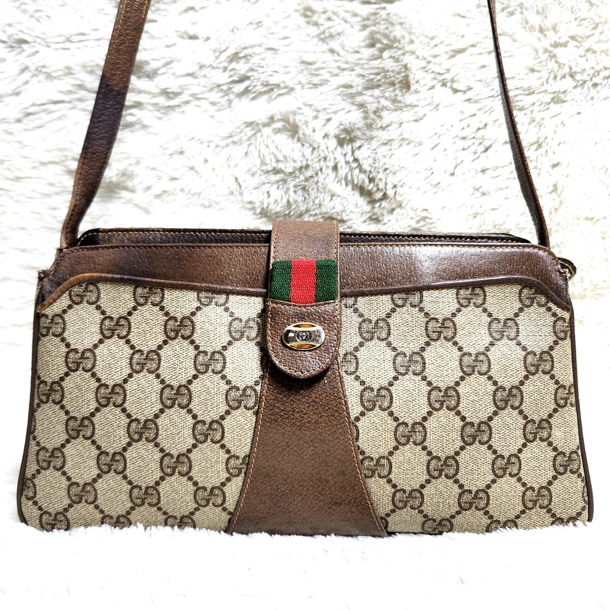 1円~ GUCCI オールドグッチ ショルダーバッグ GG柄 GG 1円~ GUCCI オールドグッチ ショルダーバッグ GG柄 GG