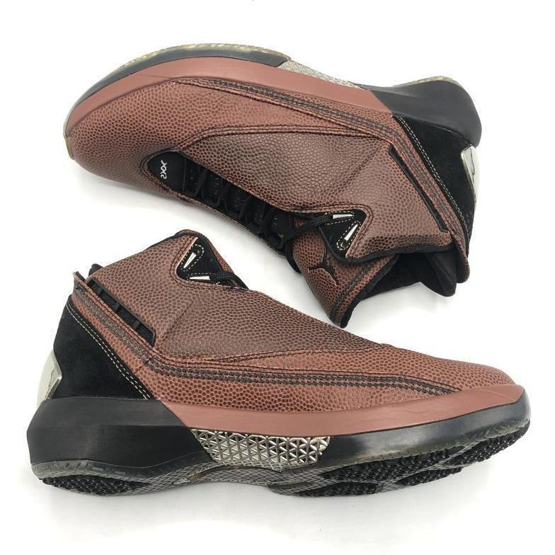 【中古】NIKE AIR JORDAN22 OG Basketball Leather スニーカー 26.5cm 316238-002 ブラック ブラウン ナイキ[240010463083]