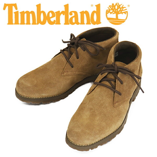 Timberland (ティンバーランド) A6CAA-EIZ BRITTON SQUARE MID ブリットンスクエアミッドブーツ Rust Suede TB545 US8.5-約26.5cm