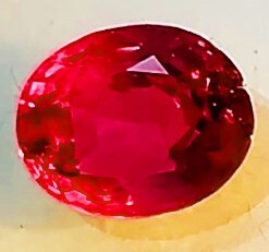 Ｂurma★3★最終価格特別即決出品！ ビルマ産本物の非加熱大粒ルビー1.045ct