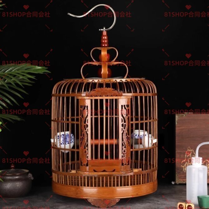 [81SHOP] бамбук производства птица . высококлассный товар принадлежности полный комплект птица .. ручная работа предмет 