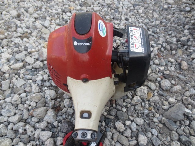 ジャンク品 ゼノア エンジン草刈機 TRZ230EZ (エンジン部)(D ジャンク品 ゼノア エンジン草刈機 TRZ230EZ (エンジン部)(D