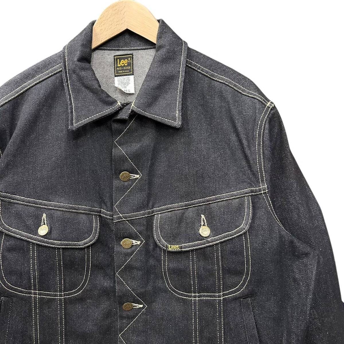 Leeデニムジャケット、80年代デッドストック、44R 脂っこ Leeデニムジャケット、80年代デッドストック、44R 脂っこ