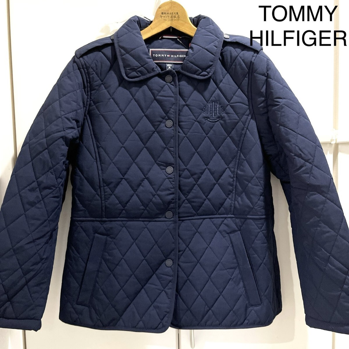 トミーヒルフィガー 新品 ブランド ダウンジャケット ダウンコート TOMMY HILFIGER アウター キルティング アウター ネイビー メンズ 紺色