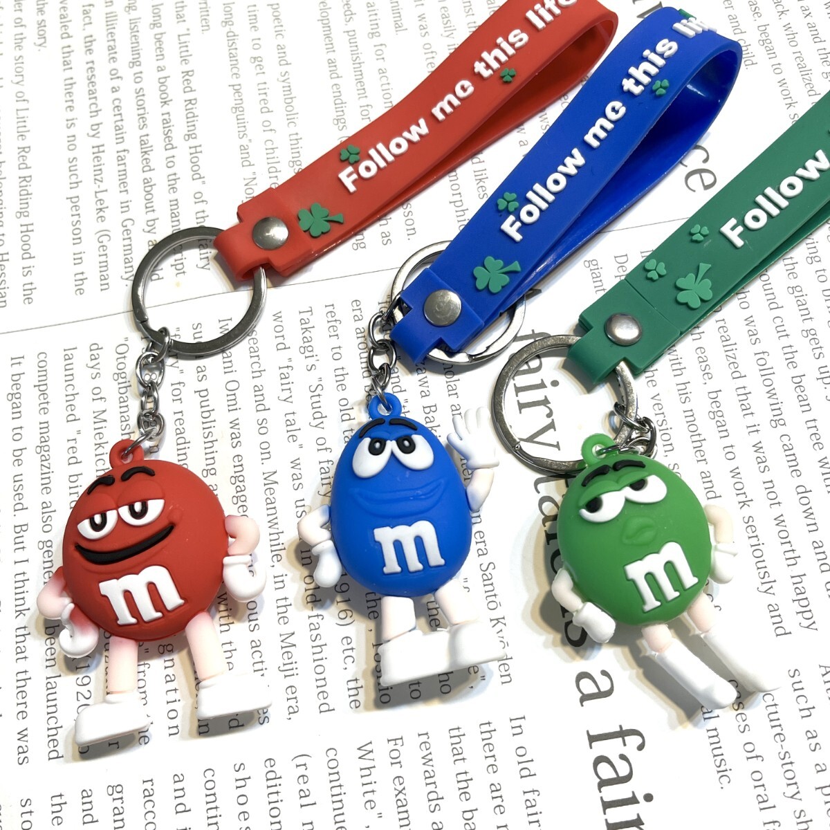 m&ms エムアンドエムズ チョコレートボール　キーホルダー　新品　キーリング　2點(diǎn)セット　ペア レディース メンズ　ストラップ プレゼント