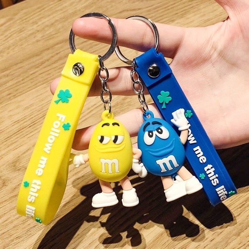 m&ms エムアンドエムズ チョコレートボール　キーホルダー　新品　キーリング　2點(diǎn)セット　ペア レディース メンズ　ストラップ プレゼント