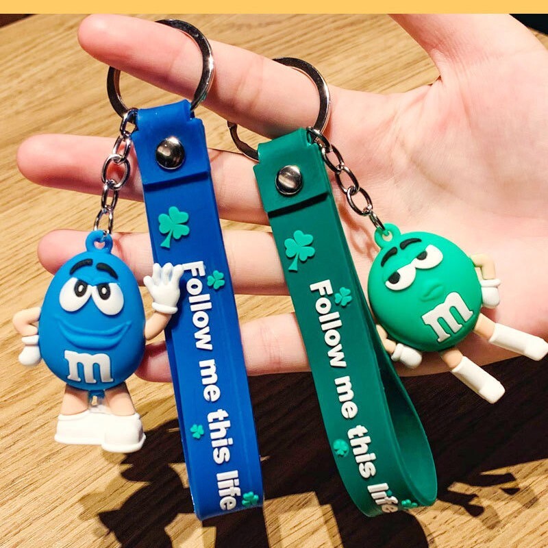 m&ms エムアンドエムズ チョコレートボール　キーホルダー　新品　キーリング　2點(diǎn)セット　ペア レディース メンズ　ストラップ プレゼント