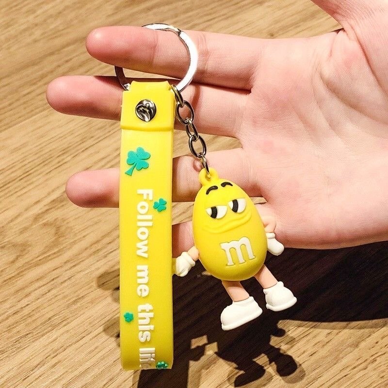 m&ms エムアンドエムズ チョコレートボール　キーホルダー　新品　キーリング　2點(diǎn)セット　ペア レディース メンズ　ストラップ プレゼント