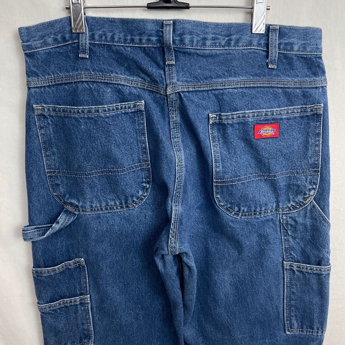 ディッキーズ ダブルニー デニムペインターパンツ 古着 34×32 ディッキーズ ダブルニー デニムペインターパンツ 古着 34×32
