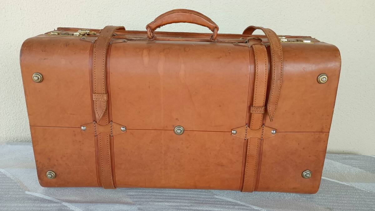 革トランク 中型 USED ジャンク かばん 旅行鞄 牛革 革トランク 中型 USED ジャンク かばん 旅行鞄 牛革