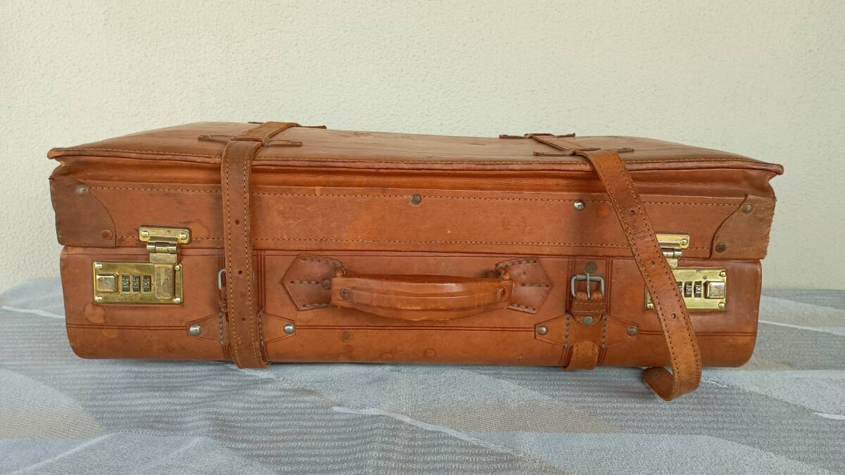 革トランク 中型 USED ジャンク かばん 旅行鞄 牛革 革トランク 中型 USED ジャンク かばん 旅行鞄 牛革