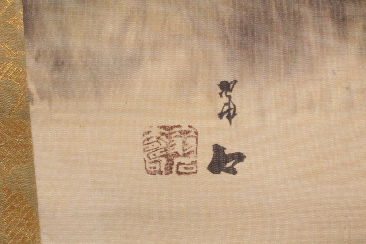 八重桜　掛け軸　掛軸　共箱あり　二重箱 31 八重桜掛け軸掛軸共箱あり二重箱 31