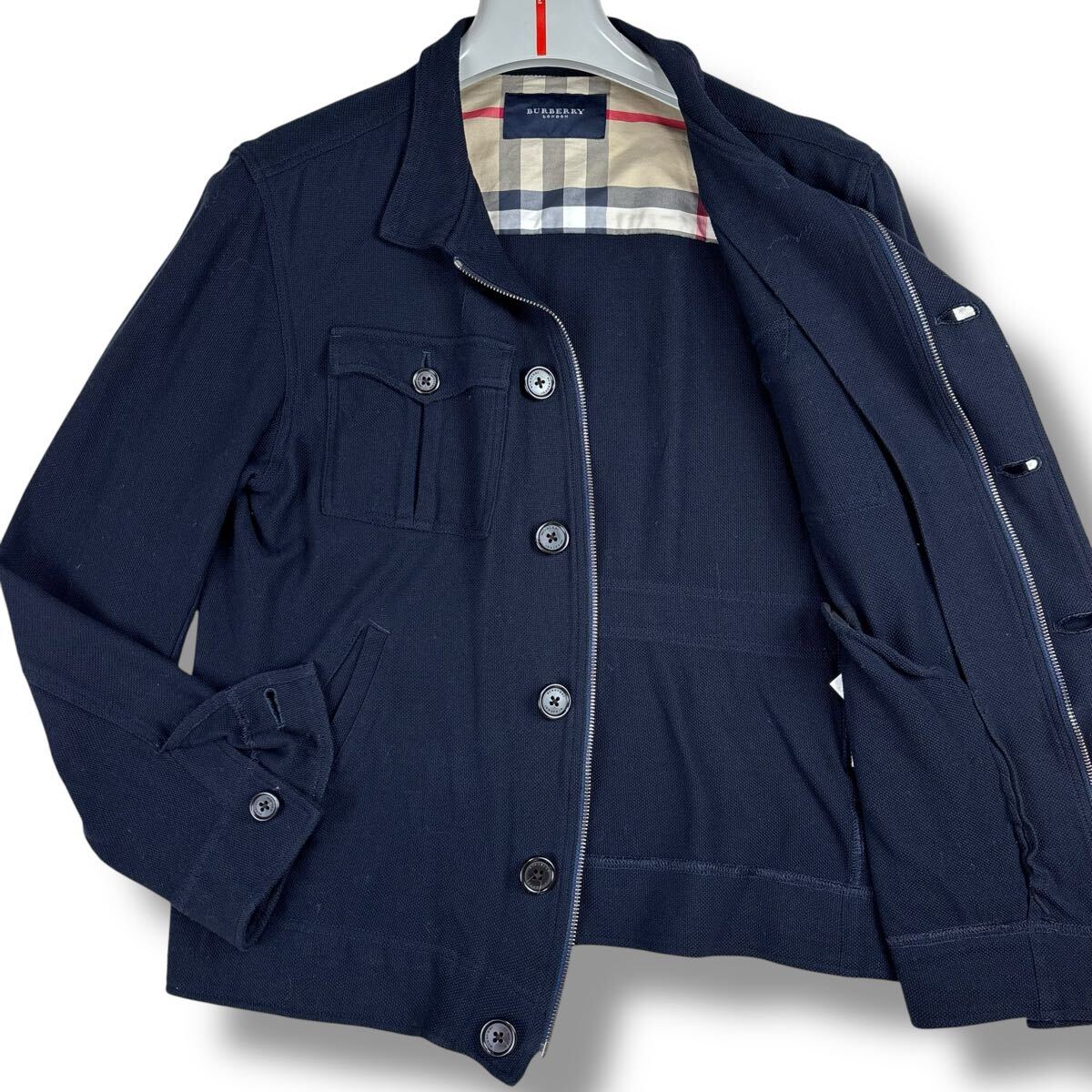 1円 美品 M~L バーバリーブラックレーベル BURBERRY BLACK LABEL 1円 美品 M~L バーバリーブラックレーベル BURBERRY BLACK LABEL
