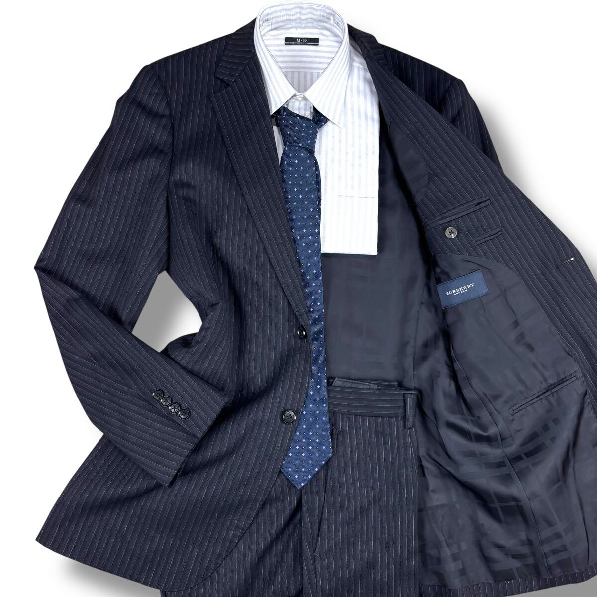 1円 美品 XL.LL~L バーバリーロンドン BURBERRY LONDON スーツ 1円 美品 XL.LL~L バーバリーロンドン BURBERRY LONDON スーツ