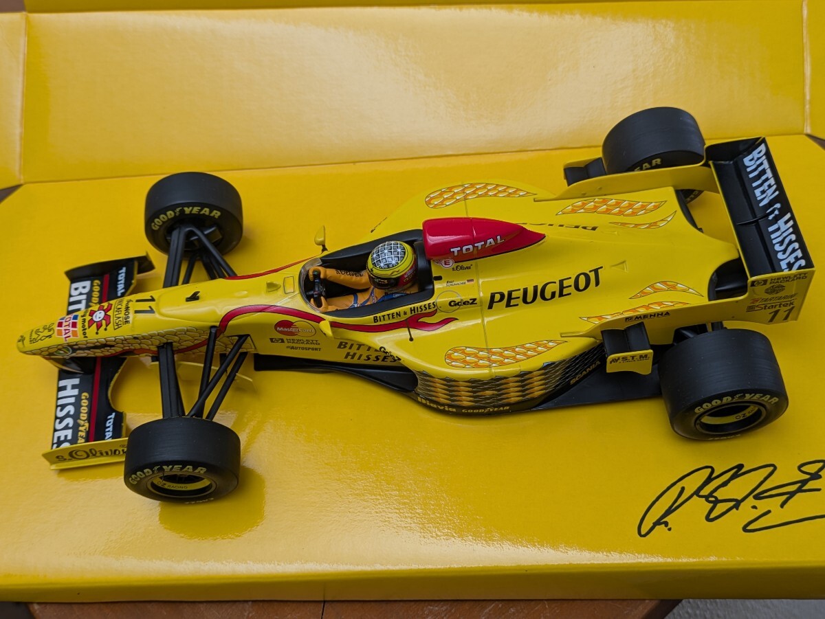 ☆ 珍品稀少品!ラルフ=シューマッハコレクション箱 PMA1/18 ジョーダン プジョー 197 #11 ラルフ=シューマッハ 1997年 ☆_画像6