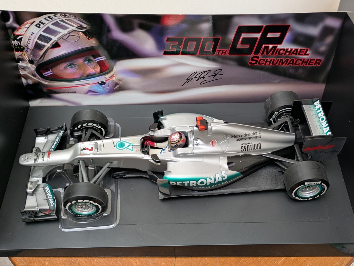 ☆別注品！超稀少品！新品同様！PMA 1/18 ハイBox版 メルセデス AMG ペトロナス ベルギーGP 300th W03 M.シューマッハー 2012 ☆_画像6