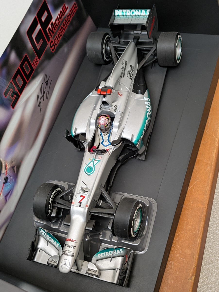 ☆別注品！超稀少品！新品同様！PMA 1/18 ハイBox版 メルセデス AMG ペトロナス ベルギーGP 300th W03 M.シューマッハー 2012 ☆_画像5
