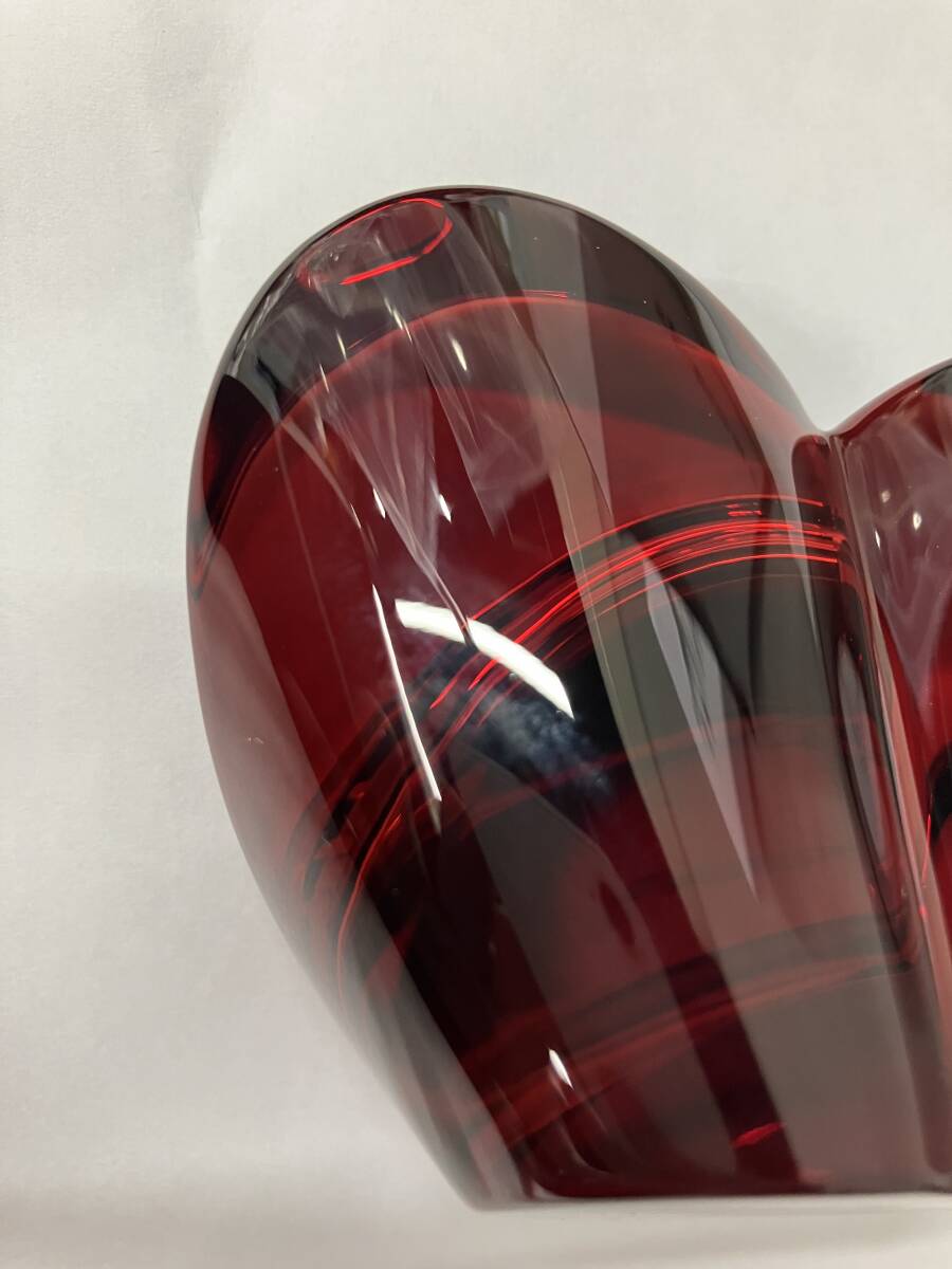 美品! Baccarat バカラ ハート クロック 時計 箱付き 美品! Baccarat バカラ ハート クロック 時計 箱付き