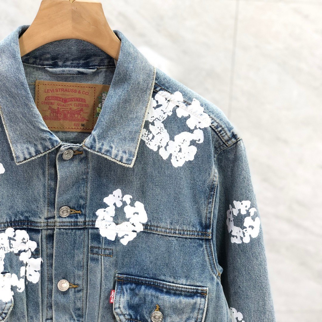 READYMADE × DENIM TEARS デニムジャケット 花柄 ジャケット Lサイズ READYMADE × DENIM TEARS デニムジャケット 花柄 ジャケット Lサイズ