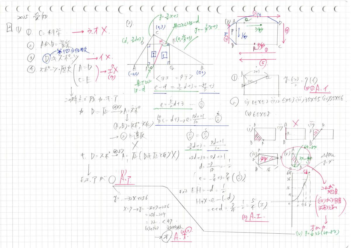 塾講師オリジナル数学解説 全問動画付 愛知 公立高校入試 2020 塾講師オリジナル数学解説 全問動画付 愛知 公立高校入試 2020