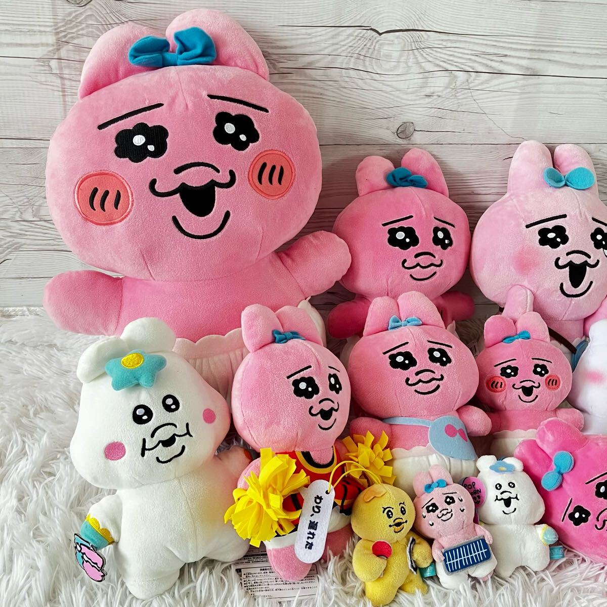 おぱんちゅうさぎ 12点セット ぬいぐ ぬいぐるみ んぽちゃむ マスコット うさぎ