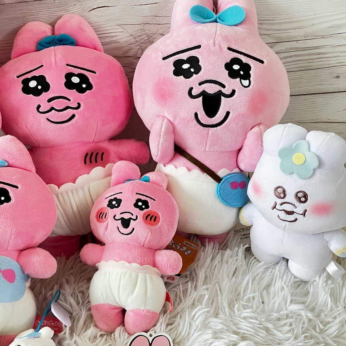おぱんちゅうさぎ 12点セット ぬいぐ ぬいぐるみ んぽちゃむ マスコット うさぎ