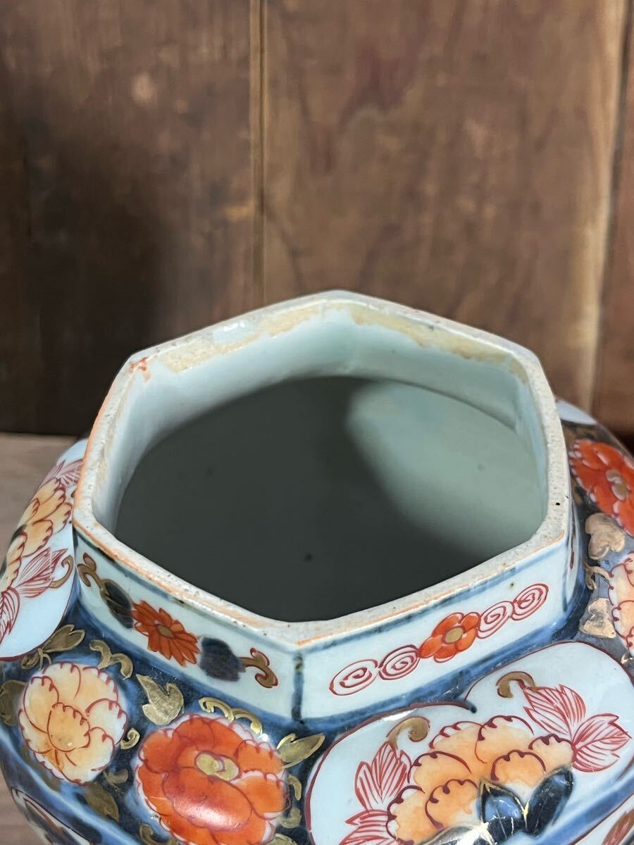 古伊万里 無傷完品 輸出手 元禄 享保 沈降壺 柿右衛門 金蘭手 古伊万里 無傷完品 輸出手 元禄 享保 沈降壺 柿右衛門 金蘭手