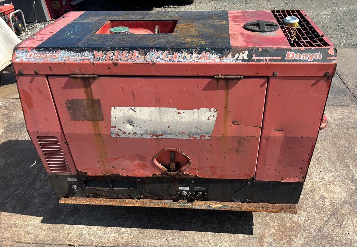 рабочий товар DENYO генератор сварочный аппарат сварочный BLW280SS звукоизоляция двигатель генератор . сварочный аппарат Denyo Yamagata departure самовывоз оплата при получении