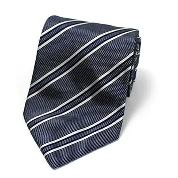 ★ フェンディ シルク ネクタイ ストライプ柄 中古 Aランク FENDI | メンズ ビジネス