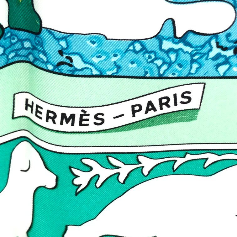 HERMES エルメス スカーフ カレ90 シルク タグあり【DCAZ8070 HERMES エルメス スカーフ カレ90 シルク タグあり【DCAZ8070