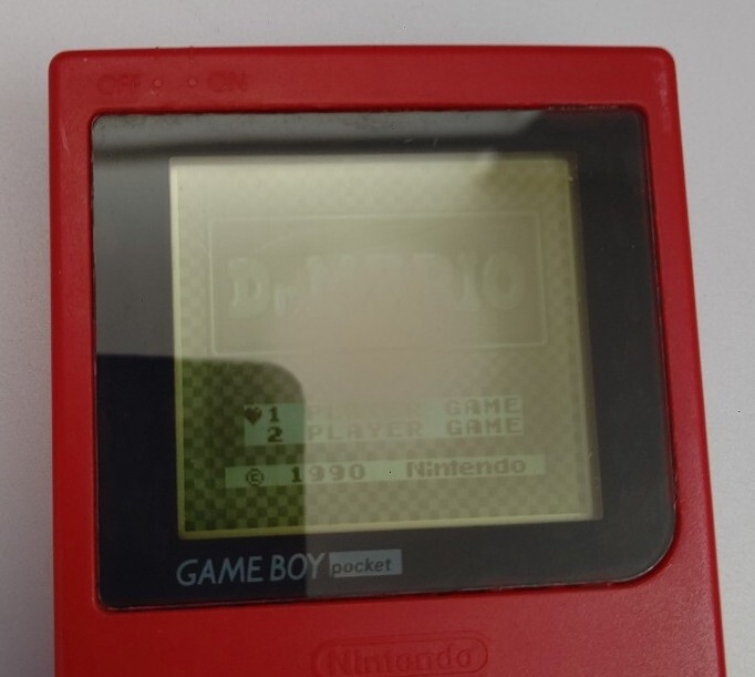  Game Boy карман красный Game Boy карман специальный LIGHTBOYpocket soft Dr. Mario 3 позиций комплект б/у Game Boy retro игра работа settled 