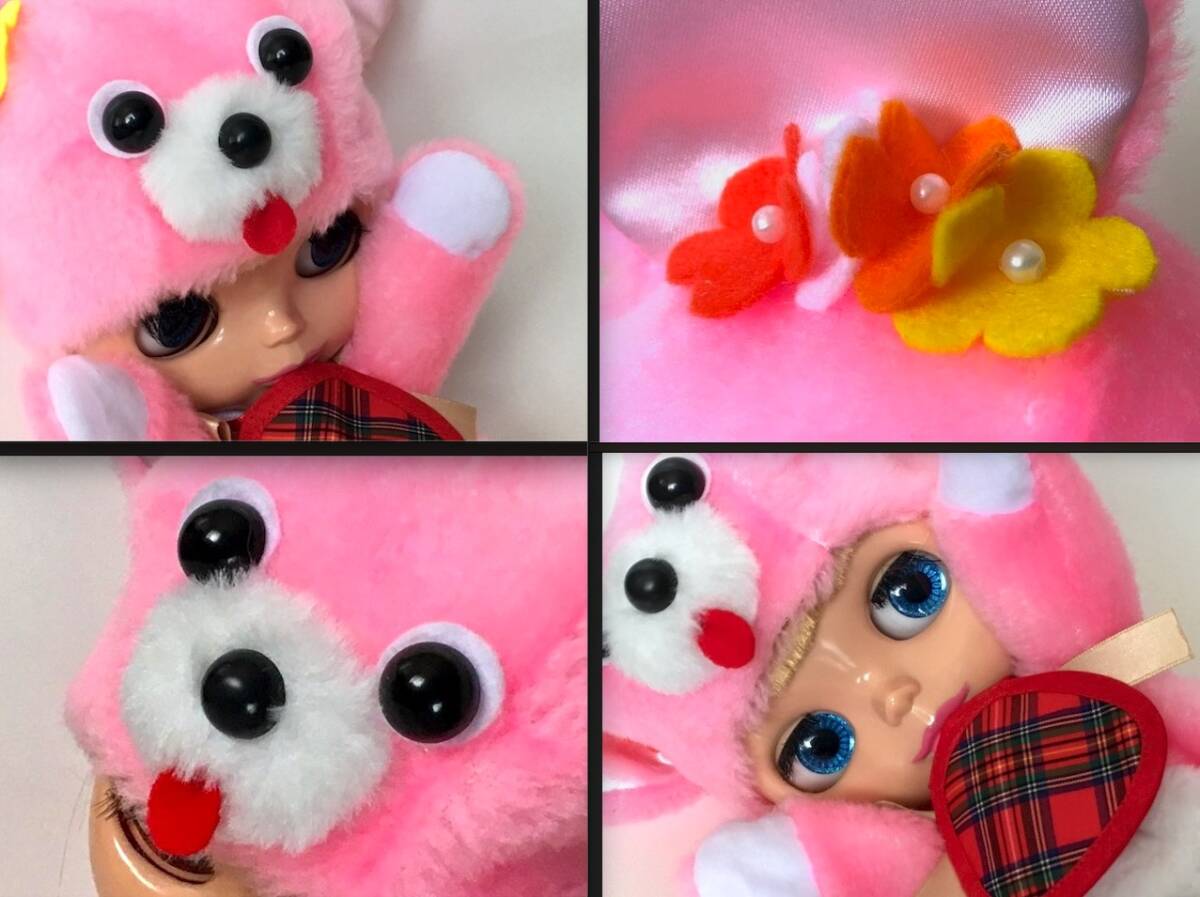 ネオブライス用服　昭和レトロ風　クマの著ぐるみ　　Blythe　 ブライス