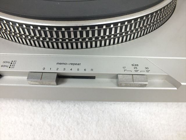 * Technics Technics SL-D3 проигрыватель запись плеер выход звука проверка settled б/у текущее состояние товар 250301C4522