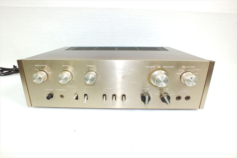 ◇ ONKYO オンキョー Integra A-722 アンプ 中古 現(xiàn)狀品 250308S8405